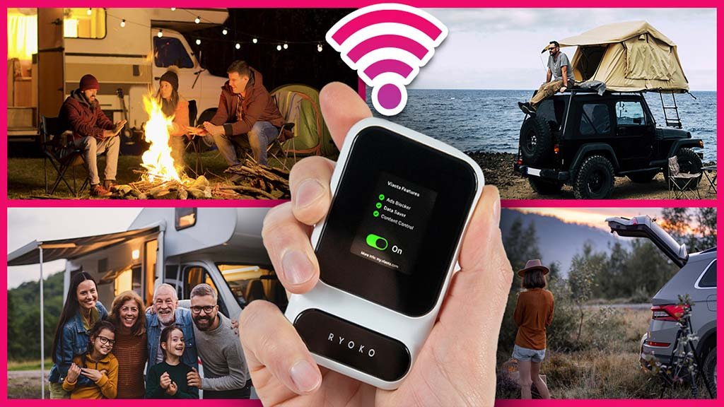 Ryoko PRO works in any environment — hotel, airport, beach, mountains
